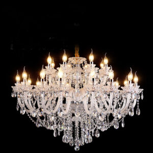 large crystal chandeliers