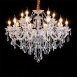 large crystal chandeliers