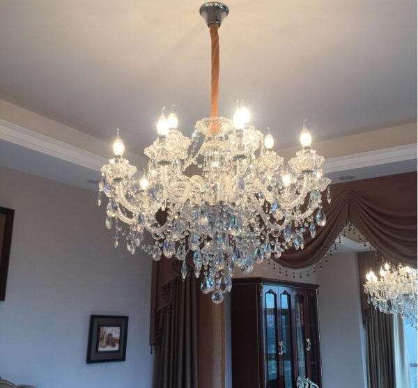 large crystal chandeliers