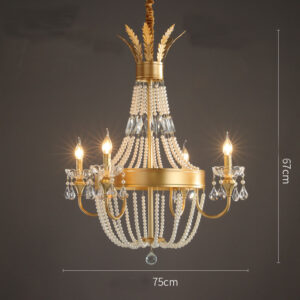 french gold chandelier