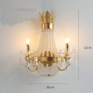 wall crystal lamp