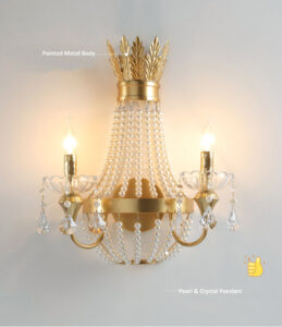 wall crystal lamp wholesale