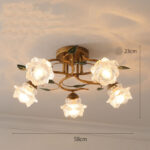 copper ceiling light