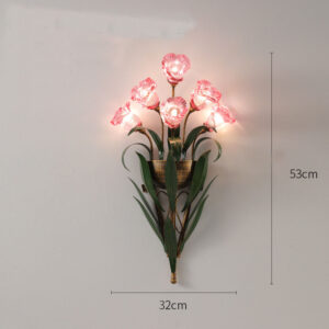 pink glass lamp wholesale